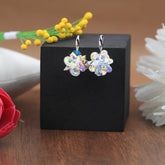 925 Sterling Silver Hanging Crystal Earring